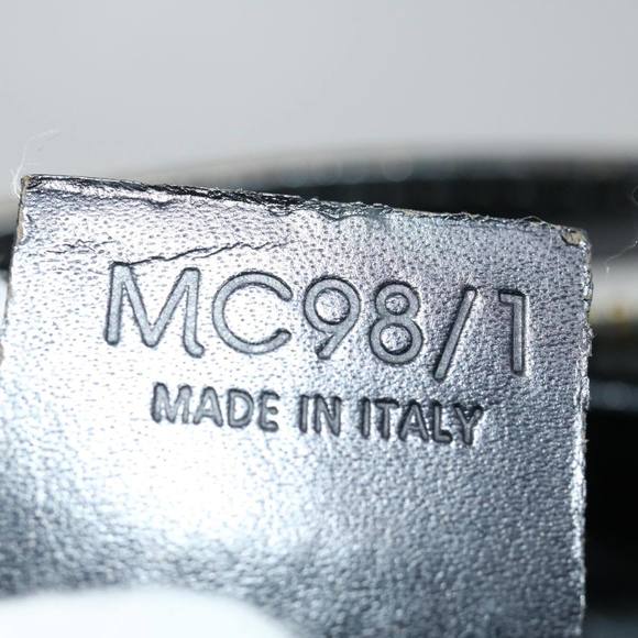 CELINE Macadam Canvas Hand Bag PVC Brown Black Auth bs12763 - Picture 12 of 16